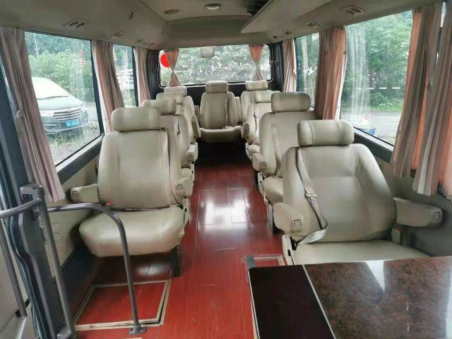 11 Seats Coach Bus Max Diesel Tank Engine Dimensions H-Yundai Origin Used Mini Bus CHM6710 Good Condition