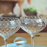 Optical Pineapple Shape Giant Crystal Cocktail Glasses
