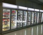 Large Capacity Single Temperature Refrigeration Equipment Cold Drink Display