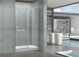 Wholesale 8MM Self - Cleaning Frameless Shower Enclosures Tempered Glass Sliding CE / SGCC Certification from china suppliers