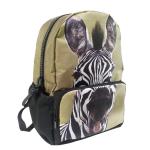 3D animal print pattern 17 inch backpack student personality fashion trend