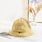 Female Furry Angora Rabbit Fur Bucket Hats Leopard Pattern