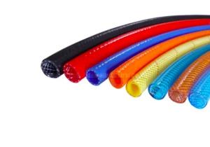 Wholesale 20Bar 12mm Double Layer Pneumatic Air Tubing , TPU Fiber Braided Air Hose from china suppliers