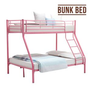 Wholesale Twin Over Twin Steel Bunk Beds Easy Assembly With Removable Ladder from china suppliers