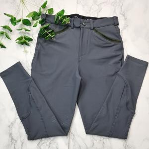 Wholesale Custom Logo Gray Equestrian Pants For Men Half Knee Silicone from china suppliers