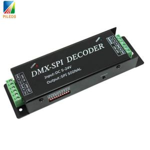 Wholesale DC5v 24v Dmx To Spi Pixel Decoder 3 Pin For Rgb LED Strip control from china suppliers