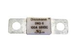 Electric Wood Shell 200 Amp Cartridge Fuse , 58VDC Bolt Down Time Lag Fuse