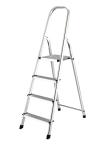 4 Steps Portable Lightweight Household Foldable Aluminum Step Ladder