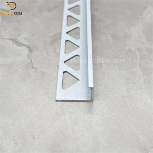 Wholesale Aluminum Tile Profile Metal Tile Trims 10mm×0.8mm×2300mm from china suppliers