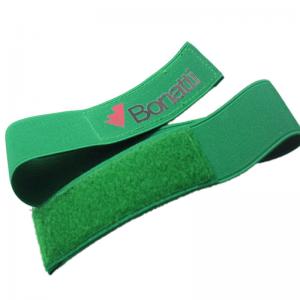 Wholesale Green Polyester Fabric Elastic Hook And Loop Straps 3cm*50cm from china suppliers