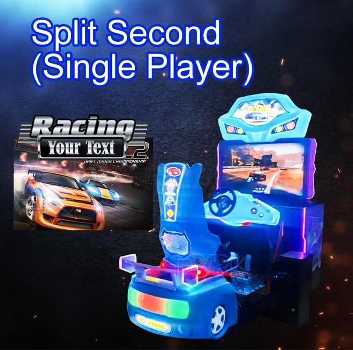 Single Player Split Second Street Racing Car Ace Car Game Machine
