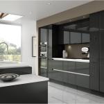 Offers Customized High Glossy Kitchen Cabinet for Renovation of Old Apartment