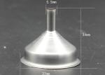 Long Mouth 5mm Stainless Steel Hip Flask Funnel / Whiskey Flask Funnel