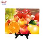 Classic Design Tempered Glass Sublimation Round Vegetable Utility Kitchen