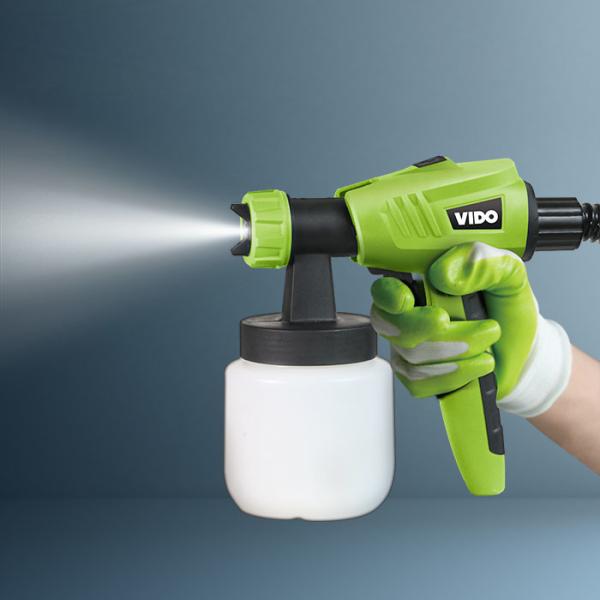 Copper Motor 2.6mm Nozzle 500w Electric Spray Gun，Spray evenly, Good atomization