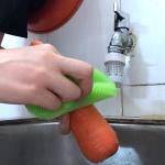 Amazon's hot sale soft Antibacterial silicone wash sponge dish scrubber Cleaning