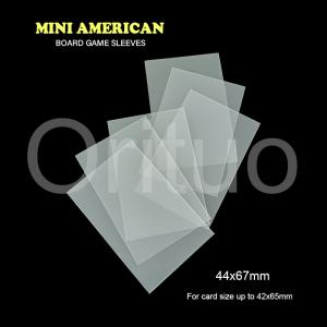 Wholesale 44x67mm Clear Card Sleeves Polypropylene Mini American Sleeves from china suppliers