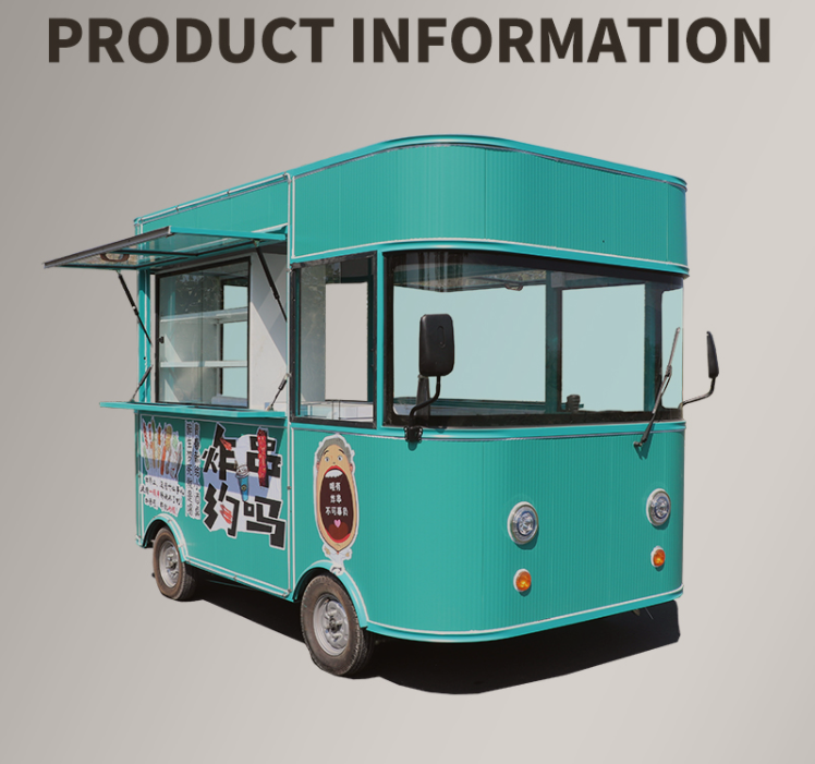 110v/220v Electric Vendor Carts Hot Dog Mobile Food Truck with Soybean Material