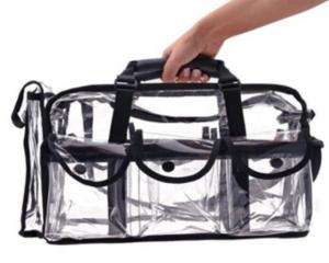 China Transparent PVC Handle bag Shopping Bag, Promo PVC Plastic Shopping Handle Bag, beach tote bag pvc handle bags, purse on sale