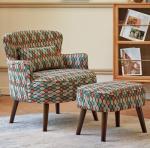 Wooden Arm Chairs for Living Room Furniture American Modern Design Solid Wood