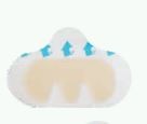 Hydrocolloid Foam Dressing , Alginate Hydrocolloid Dressing For Pressure Ulcers