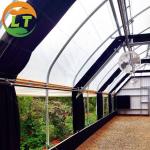 Transparent Agricultural Greenhouse for Mushroom Farming Length 30-100m or