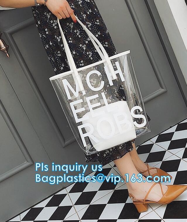 popular big handbags PVC printing women bag, Shoulder Bags Popular Women Beach Bags, shoulder designer luxury designer h