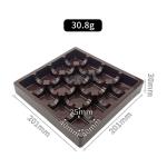 Custom 16 Cavity Plastic Chocolate Packaging PS Chocolate Packaging Tray