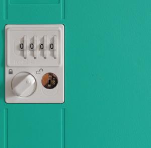 Wholesale 5 Comparts 1 Column Plastic Gym Lockers Anti - Theft With 4 Digit Lock from china suppliers