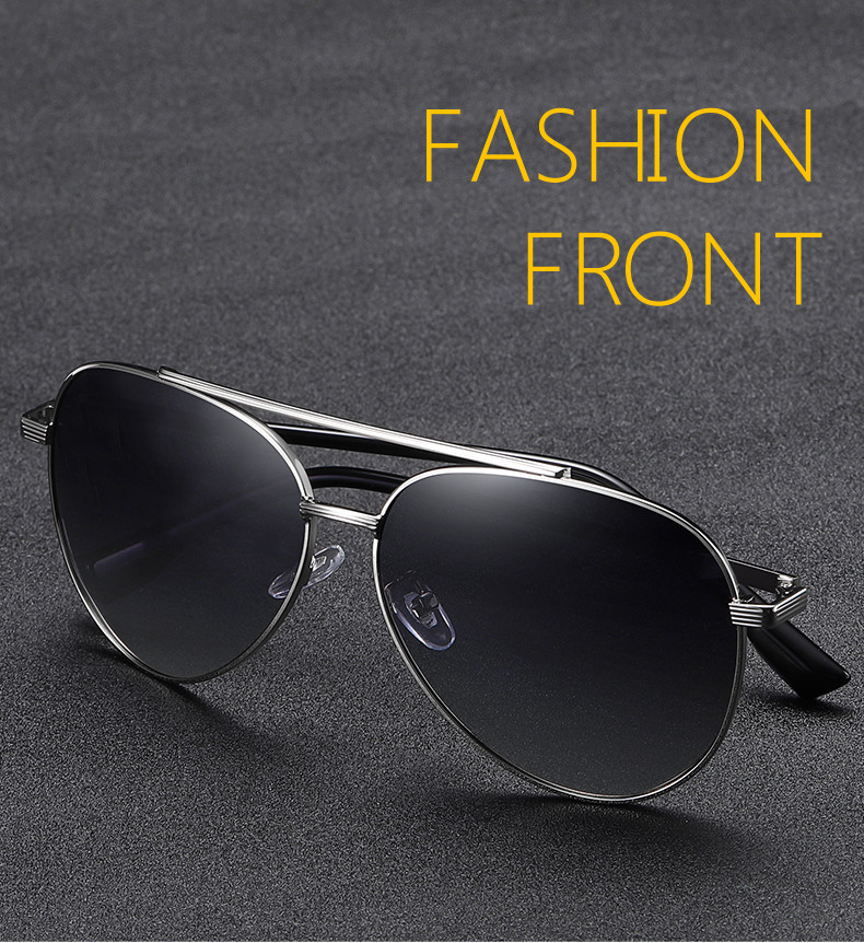 Portable TAC Polarized Photochromic Sunglasses Men'S UV400 Driving Transition Lens
