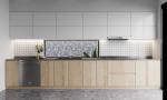 Luxury Handless High Glossy Lacquer Home Storage Sales Kitchen Cabinets