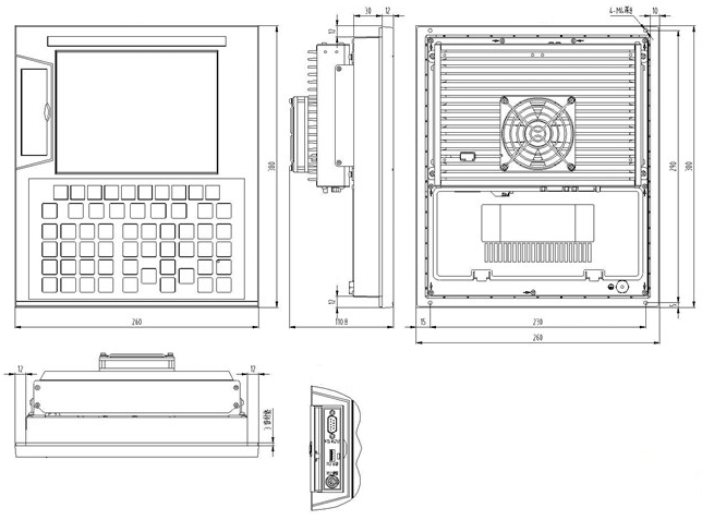HNC-818AM Servo Motors And Drives CNC Controller True Color Graphics Interface Design