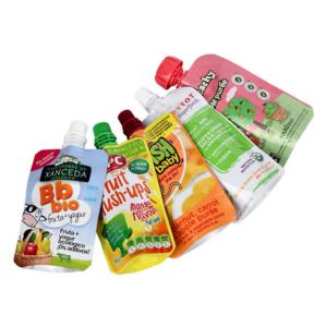 Wholesale 2 layers Aluminum Foil Liquid Spout Bags ISO9001 Sealed Milk Stand Up Drink Bags from china suppliers