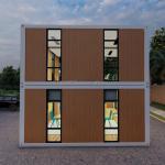 Mini Homes Tiny Houses Container Houses for Office Showroom and Restaurant in