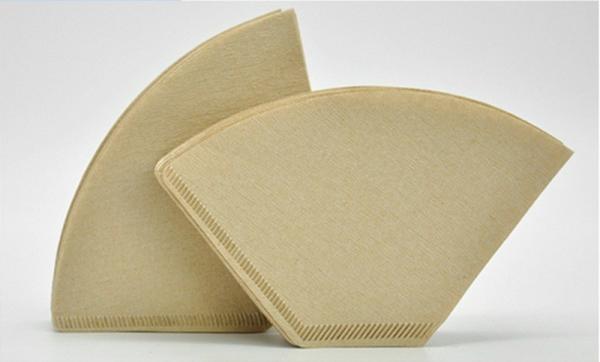 Disposable Drip Coffee Filter Paper , Organic Cone Shaped Coffee Filters
