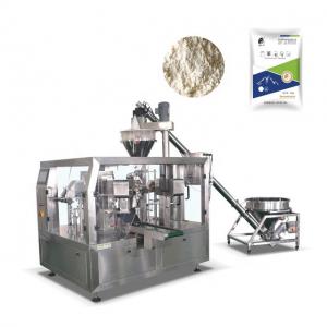 China Wheat Flour Medicine Premade Bag Packing Machine 65cycles/Min on sale