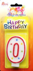 Wholesale FSC 0 Height 7.5cm Number Birthday Candles from china suppliers