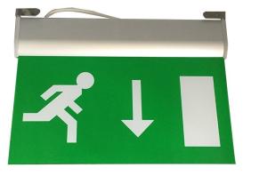 Wholesale 220V Maintained Aluminum Exit Sign LED Emergency Lighting Fire Exit Signs from china suppliers