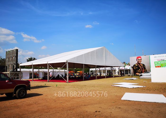 Aluminum Luxury 20x50m Event Party Tent For Dinner