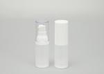 Clear Airless Cosmetic Cream Airless Pump Bottle Travel Size Refillable