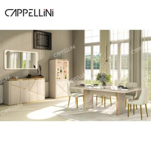Wholesale Modern Design Dining Table 4 Chairs Set 6 Seater Home Furniture Living Room Luxury Marble Slate Top Dinning Table Set from china suppliers