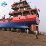 ISO14409 Ship Airbag Inflatable Marine Lifting Salvage Rubber Airbag For Ship