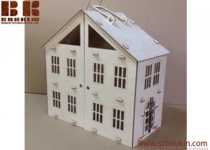 Wholesale wooden doll houses toys to build  wooden dollhouse for kids  6*8,12*16, 25*30 cm from china suppliers