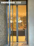 Wall Mounted Style Retractable Screen Window With Fiberglass Mesh