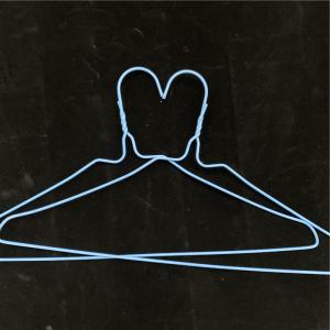 Wholesale Low Carbon Metal Blue Coated Wire Hangers Smooth Surface For Shirt / Suit from china suppliers