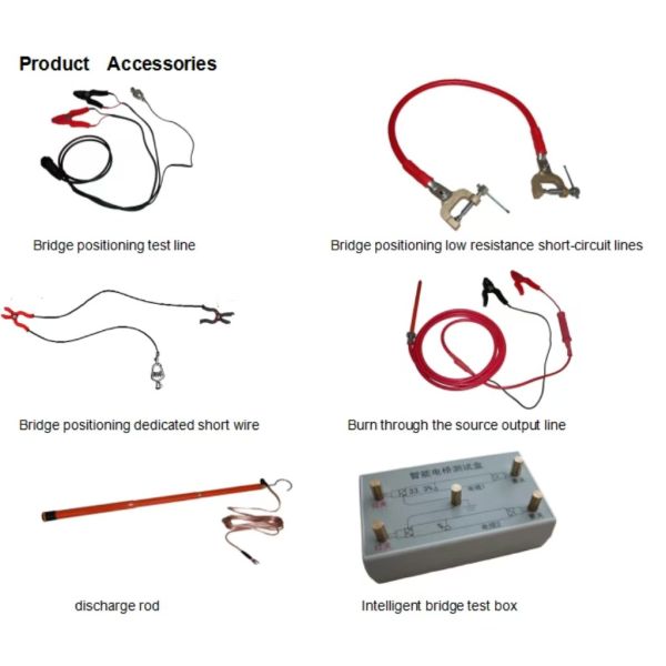 Digital Portable cable fault location 0-60kV 600mA High Voltage Burn Through Bridge