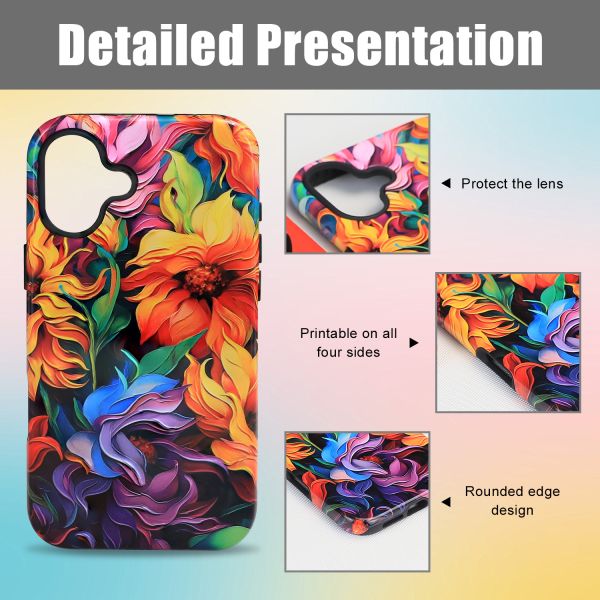 White 3D Sublimation Mobile Cover Glossy Blank Cell Phone Cases High Protective