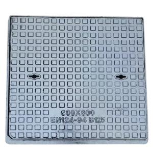 Wholesale 730 * 730mm Telecom Manhole Cover B125 Square With Secure Stable Platform from china suppliers