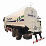 SHACMAN 6x4 Water Tank Trucks 10 Tires 15000 To 35000 Liters Capacity LHD