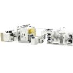 Battery Production machine continuous hydraulic electrode calendaring and